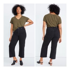 Madewell Slim Wide-Leg Jeans in Lunar Wash - Size 29